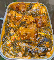 Bitter leaf soup with Catfish